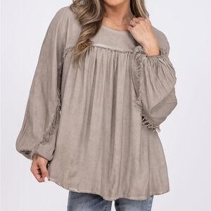 Whiskey‎ or Wine Women's Poncho Long Sleeve Top